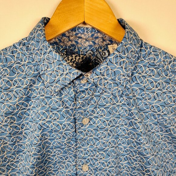 Robert Graham Men's Medium Long Sleeve Flip Cuff Button Down Shirt - Picture 1 of 10